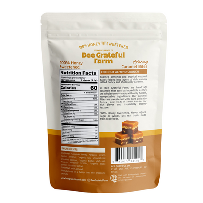 Coconut Almond Crunch Honey Caramel Bites (10pc)