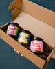 Holiday Jam Trio – Organic Seasonal Preserves with Plum, Citrus & Spiced Apple – 3 Pack