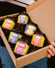 Organic Jam Sampler – Six Small-Batch Preserves with Citrus, Berries & Spiced Fruit – 6 Pack
