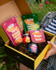 A Taste of Mangia! – Gourmet Gift Box with Organic Almonds, Wine Jelly, Chocolate & Honey – 4 Items