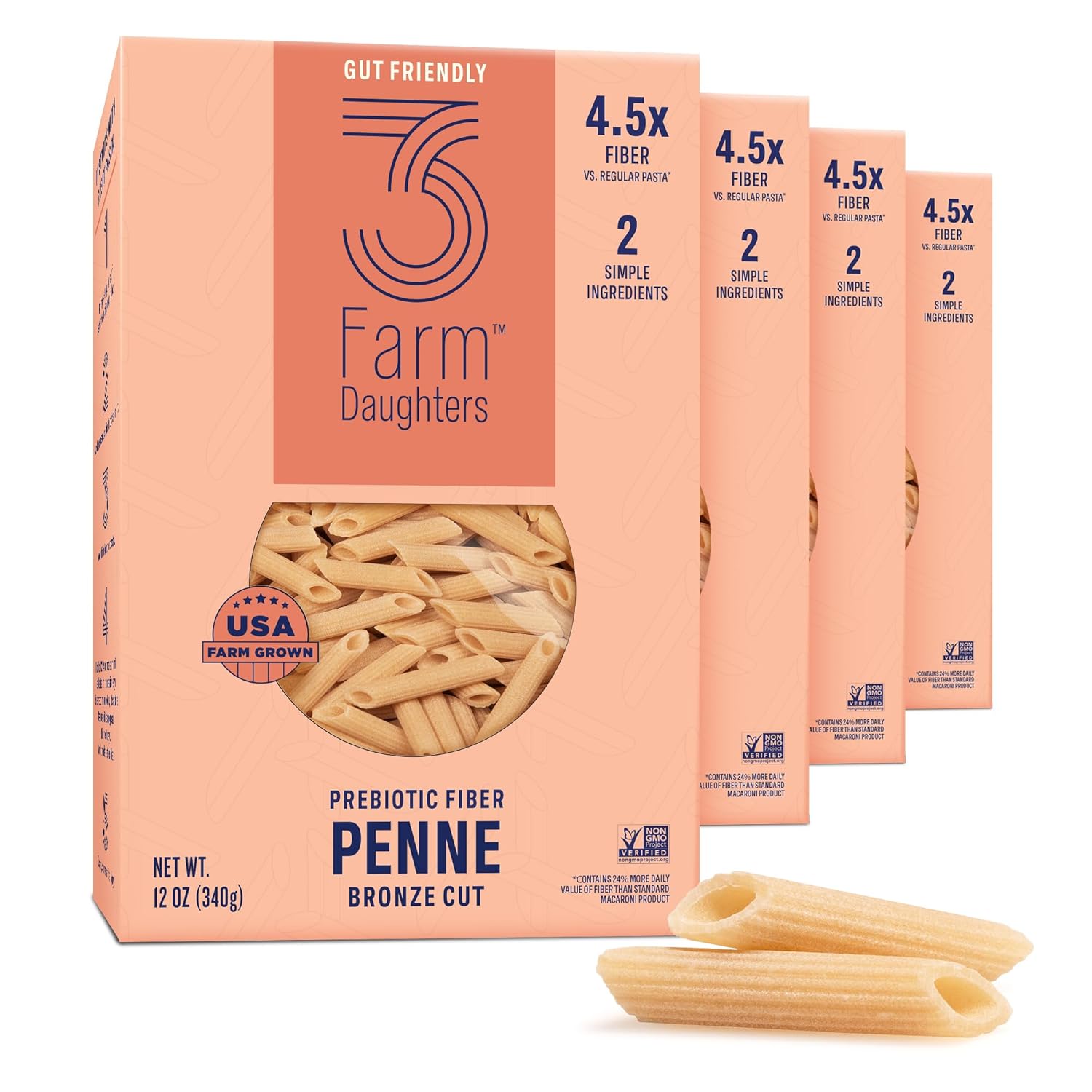 High Fiber Penne – Protein & Fiber-Rich Pasta – Great for Bakes, Sauce ...