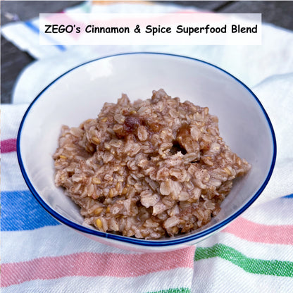 Organic Oatmeal Superfood Cinnamon Spice 1 Bag