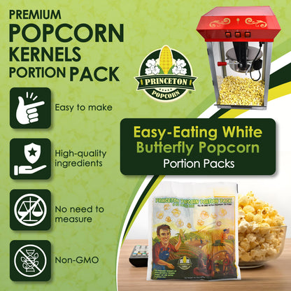 Popcorn Machine Portion Packets with Coconut Oil and Salt