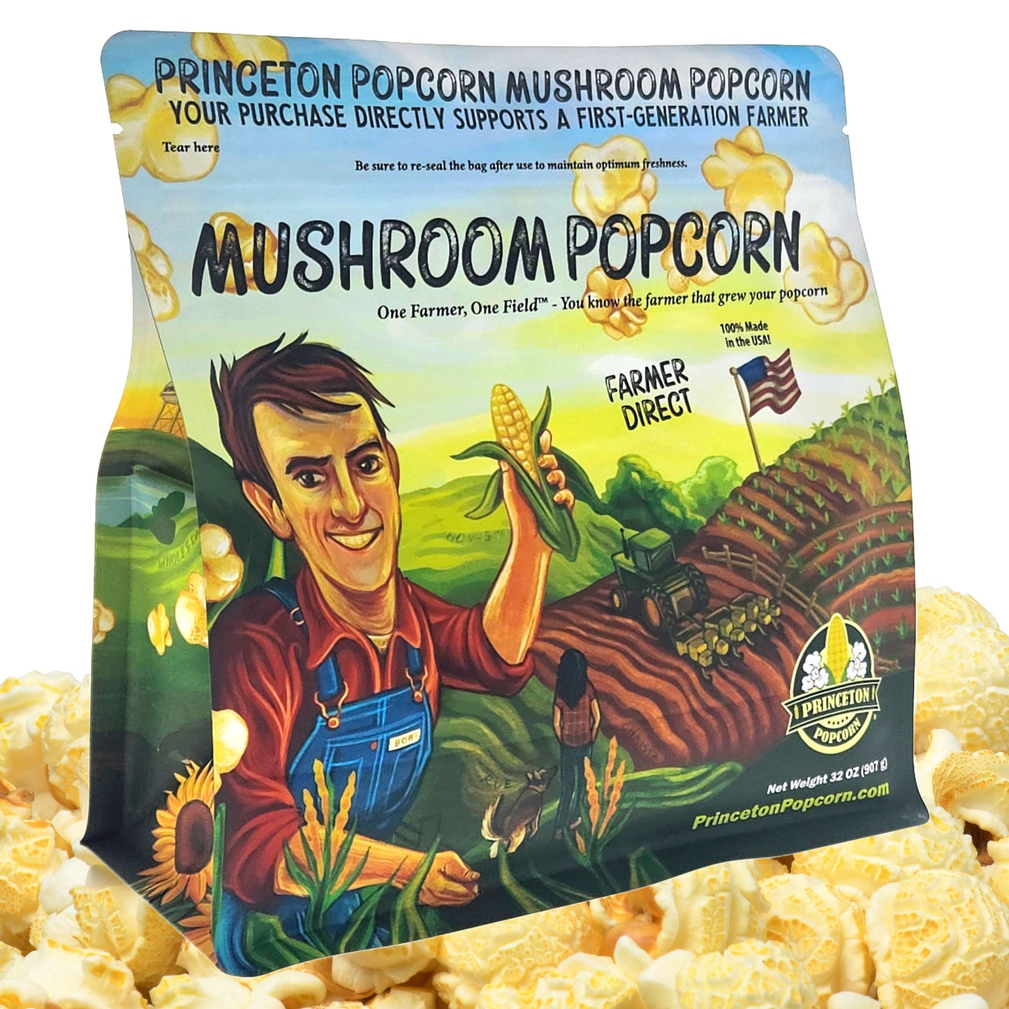 2lb Bag Mushroom Popcorn Kernels
