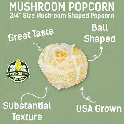 6lbs (Pack of 3 2lb) Mushroom Popcorn Kernels