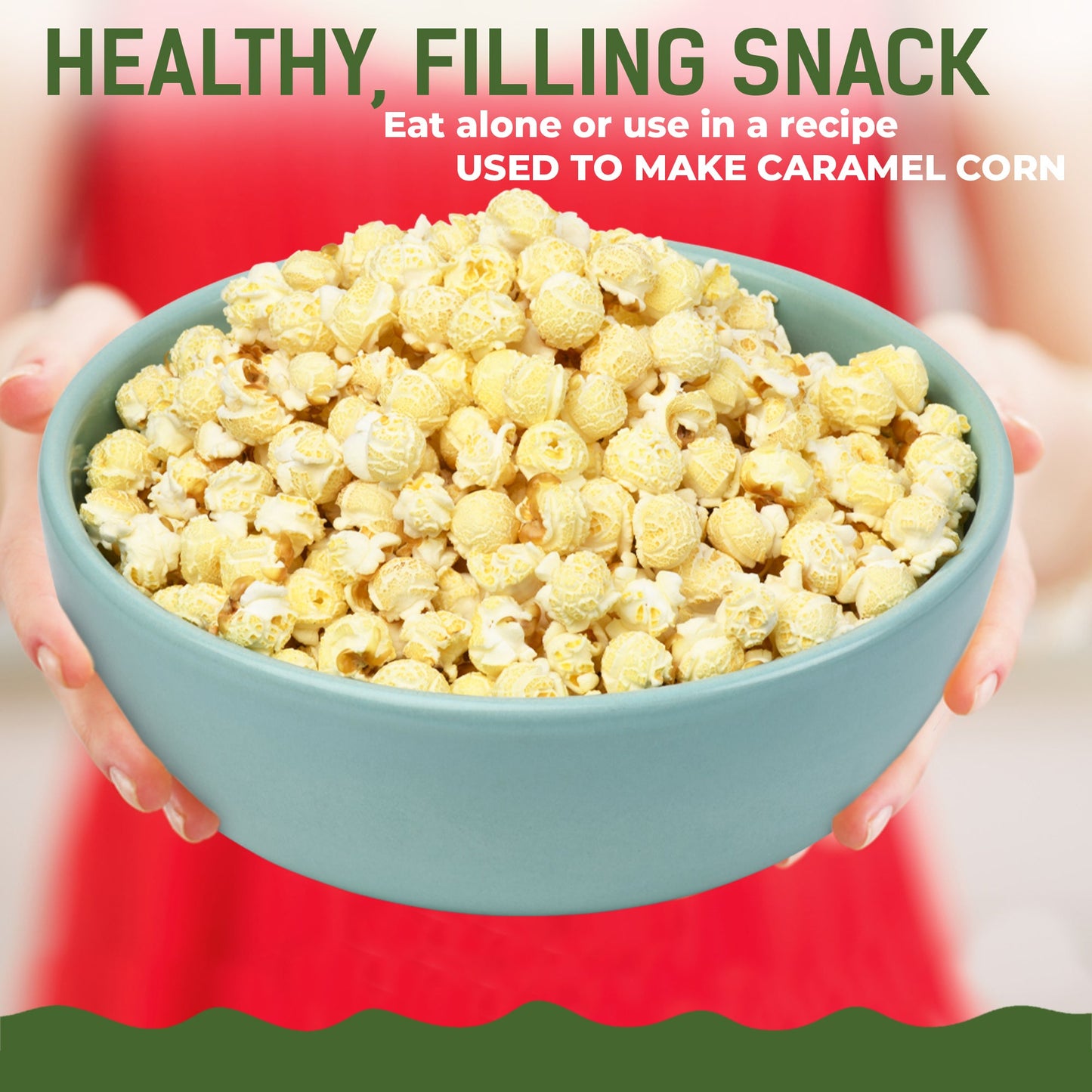 6lbs (Pack of 3 2lb) Mushroom Popcorn Kernels