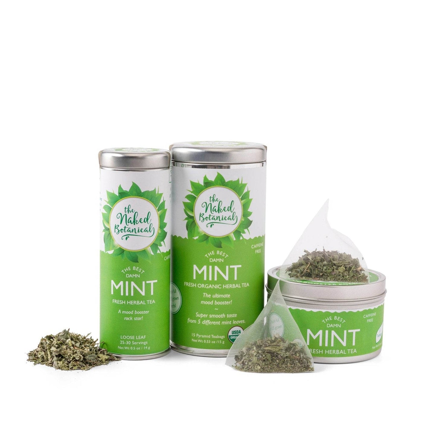 Best Damn Mint Herbal Tea - The Naked Botanical