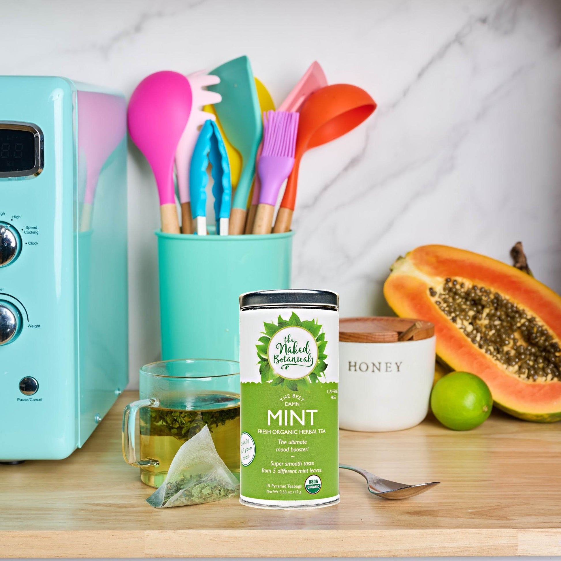 Best Damn Mint Herbal Tea - The Naked Botanical