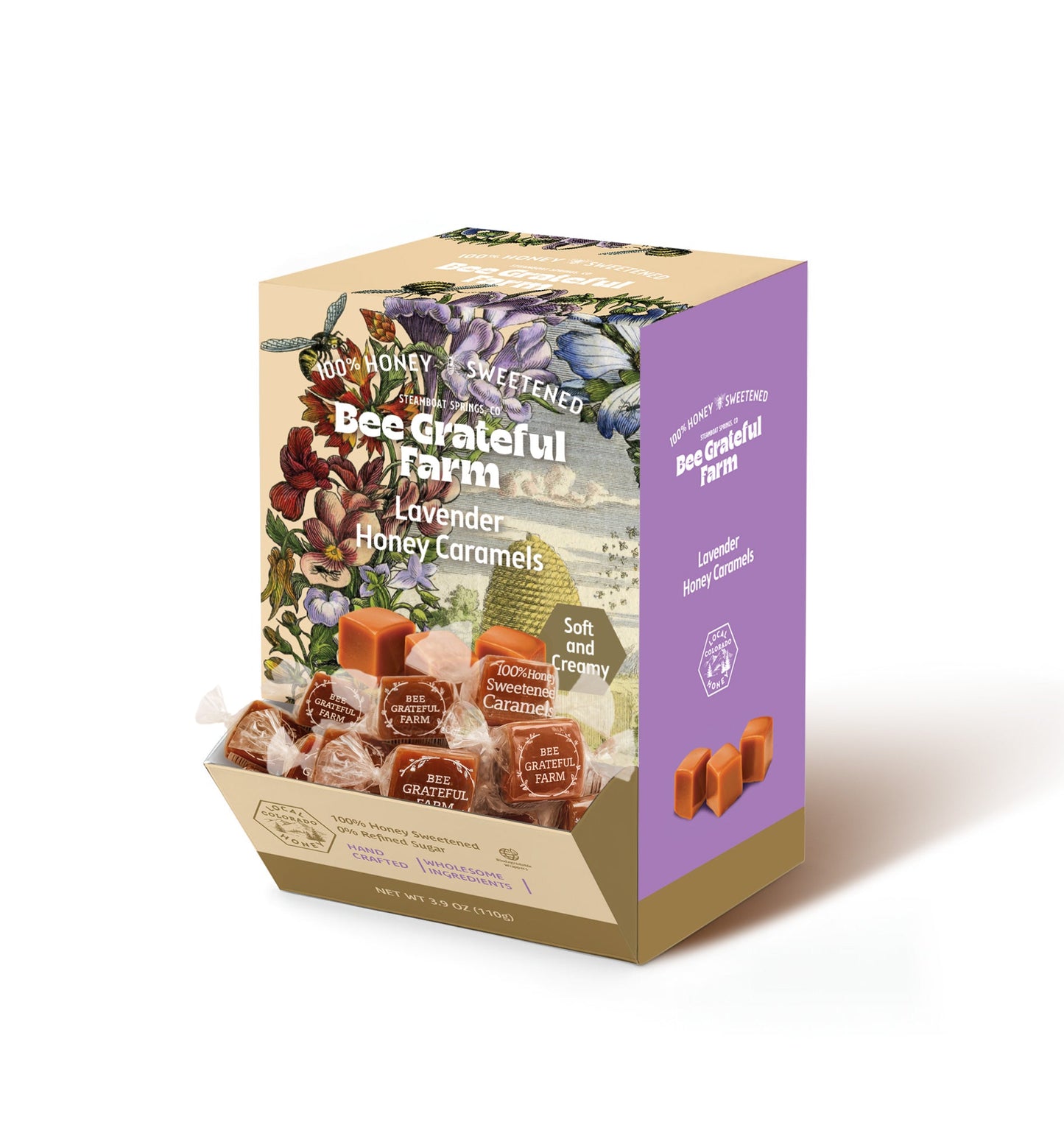 Bee Grateful Honey Caramel Bulk Jar