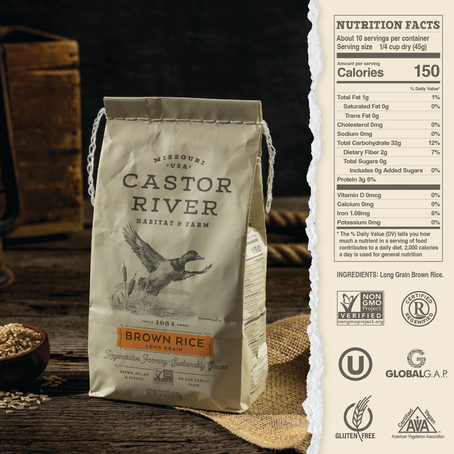 Long Grain Brown Rice (2lb)