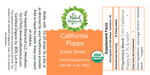 Single Herb Tinctures -California Poppy- The Naked Botanical