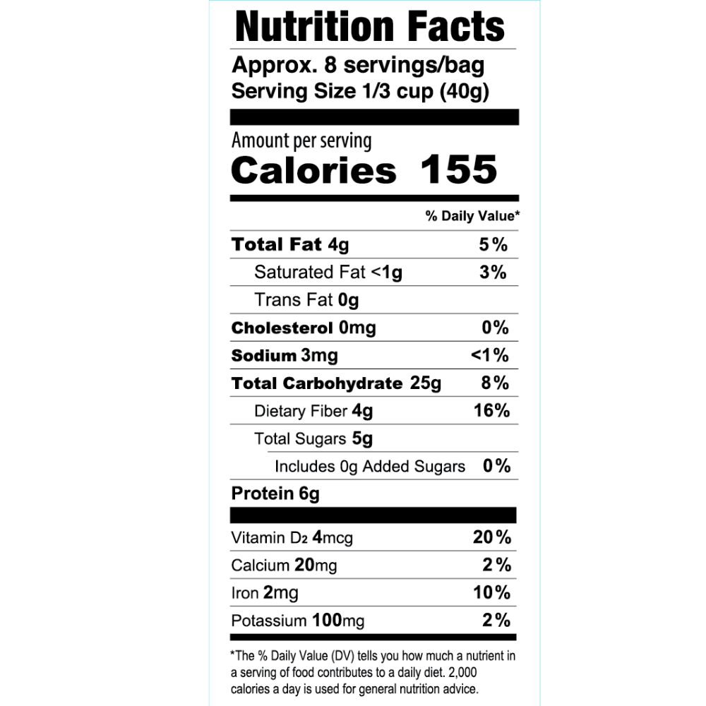 Organic Oatmeal Superfood Cinnamon Spice 1 Bag