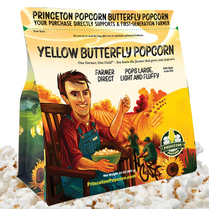 2lb Bag Princeton Popcorn Large Yellow Popcorn Kernels
