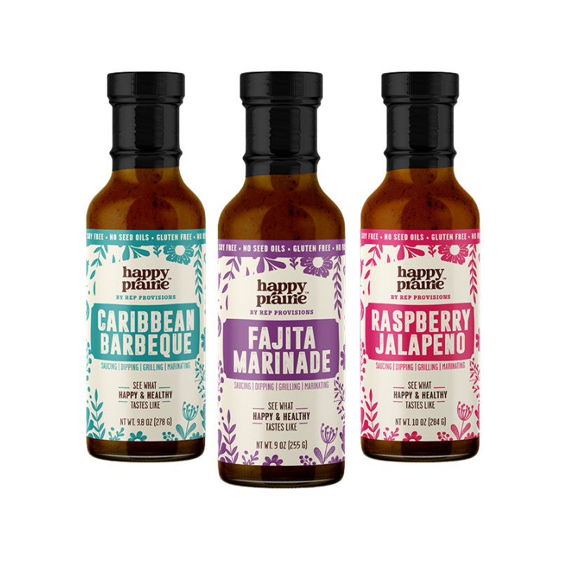 Fiesta Trio – Fajita, No Soy Teriyaki & Orange Szechuan – Regenerative Sauces – (3 Pack)