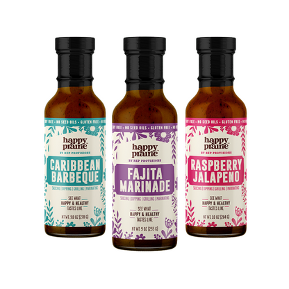 Fiesta Trio – Fajita, No Soy Teriyaki & Orange Szechuan – Regenerative Sauces – (3 Pack)