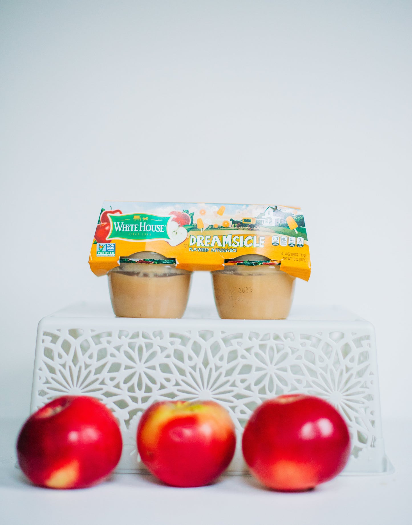 Dreamsicle Dessert Apple Sauce 4pk Cups