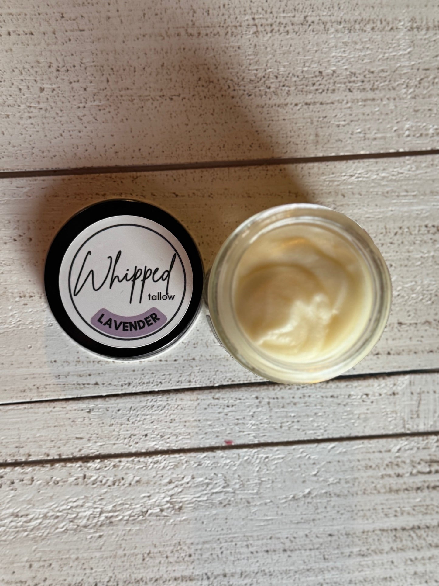 Lavender Whipped Tallow – Airy Moisture with Beef Tallow and Jojoba – Soothing Daily Hydration for Hands Face and Body – Single Jar