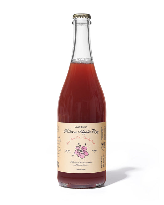 750ml Flavor Combo: Sparkling Apple Juice + Hibiscus Fizz (2x 750ml Bottle)