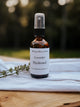 Organic lavender hydrosol distilled from fresh herbs grown on a regenerative farm for natural skincare