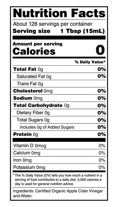 64oz Organic Apple Cider Vinegar