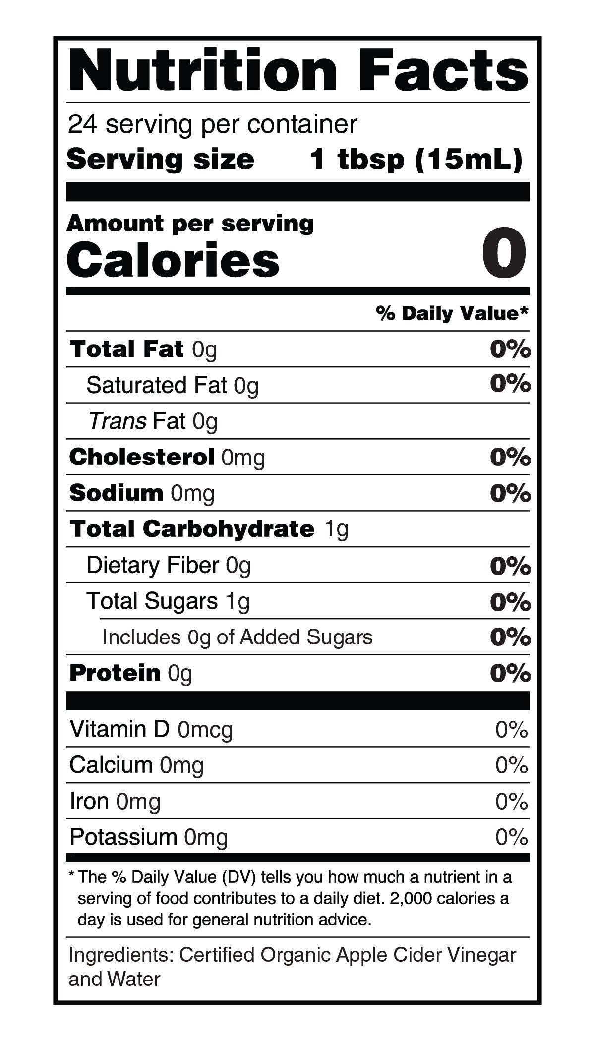 Organic Apple Cider Vinegar ON-THE-GO (6 PACK)