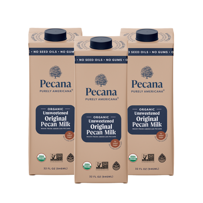 Organic Unsweetened Original Pecan Milk 3 Pack