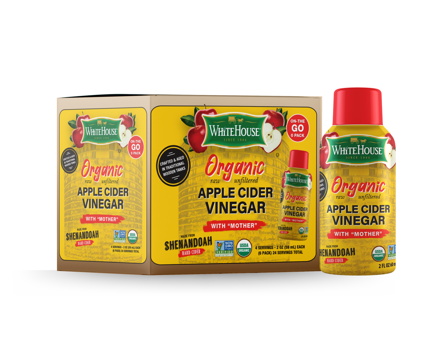 Organic Apple Cider Vinegar ON-THE-GO (6 PACK)