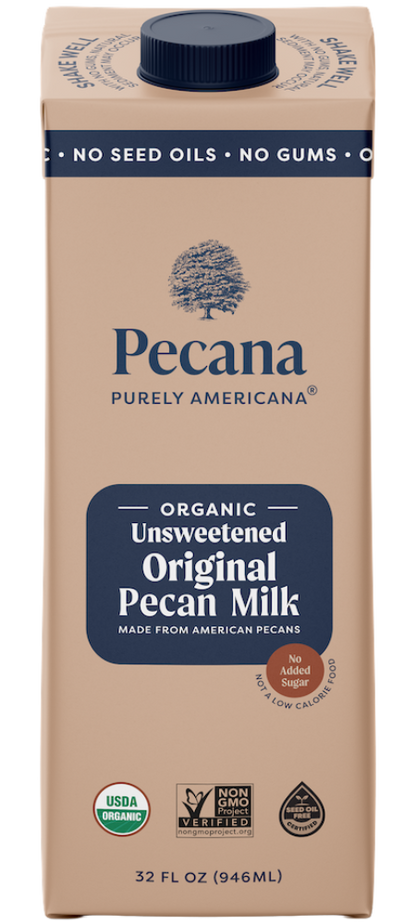 Organic Unsweetened Original Pecan Milk 3 Pack