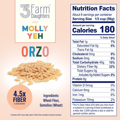 3FD x MOLLY YEH ORZO