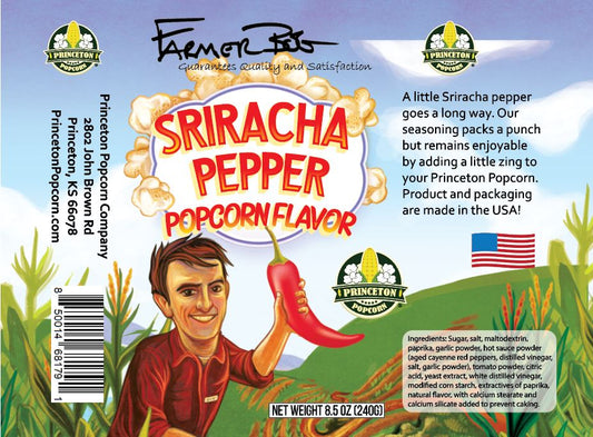 Sriracha Pepper Seasoning Popcorn Flavor Jar