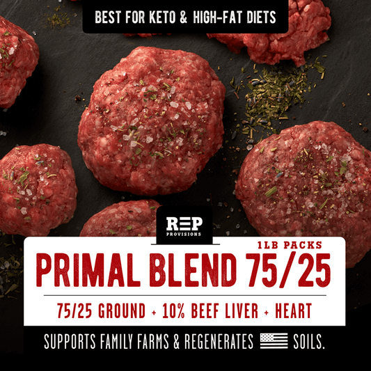 Grass-fed Beef Primal Blend 75/25