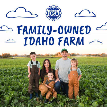 Tallow Sea Salt Kettle Cooked Potato Chips – Rich, Savory Flavor – Regenerative Idaho Potatoes Cooked in 100% Grass-Fed Beef Tallow – (2 x 5 oz Bags)