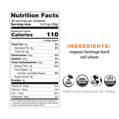 Heritage Whole Wheat Flour