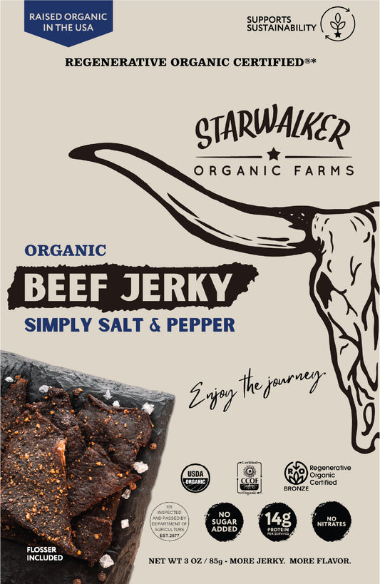 Simply Salt and Pepper Beef Jerky