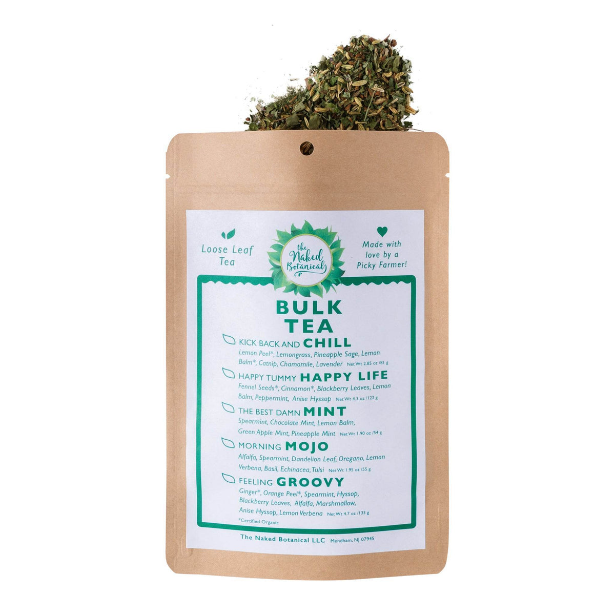 Feeling Groovy Herbal Tea - The Naked Botanical