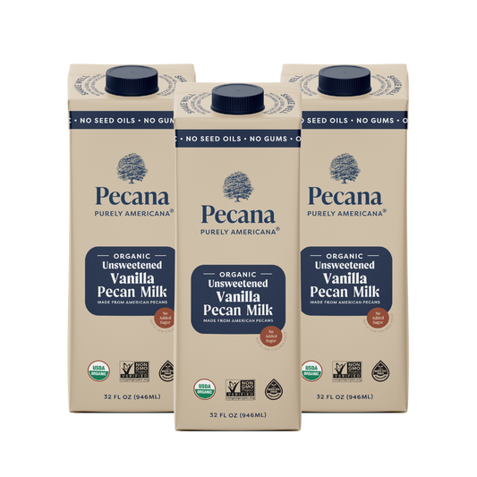 Organic Unsweetened Vanilla Pecan Milk 3 Pack