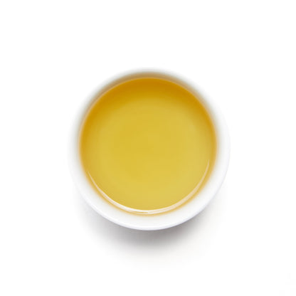 Spring Oolong Tea - Loose Leaf by Wild Orchard Tea, image of brewed tea in a cup