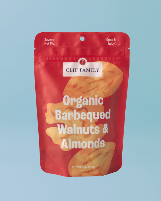 Organic Barbequed Walnuts & Almonds – Savory Sweet Nut Blend with Smoky BBQ Flavor