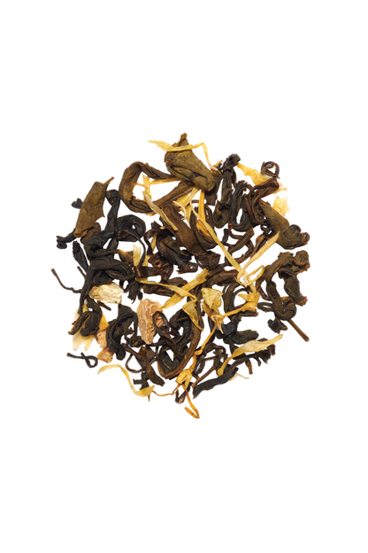 Morning Citrus – Organic Loose Leaf Green Tea – Zesty Notes for a Bright Start to Your Day