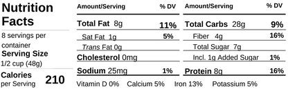 Organic Gluten Free Muesli: Apple Cranberry (13oz)