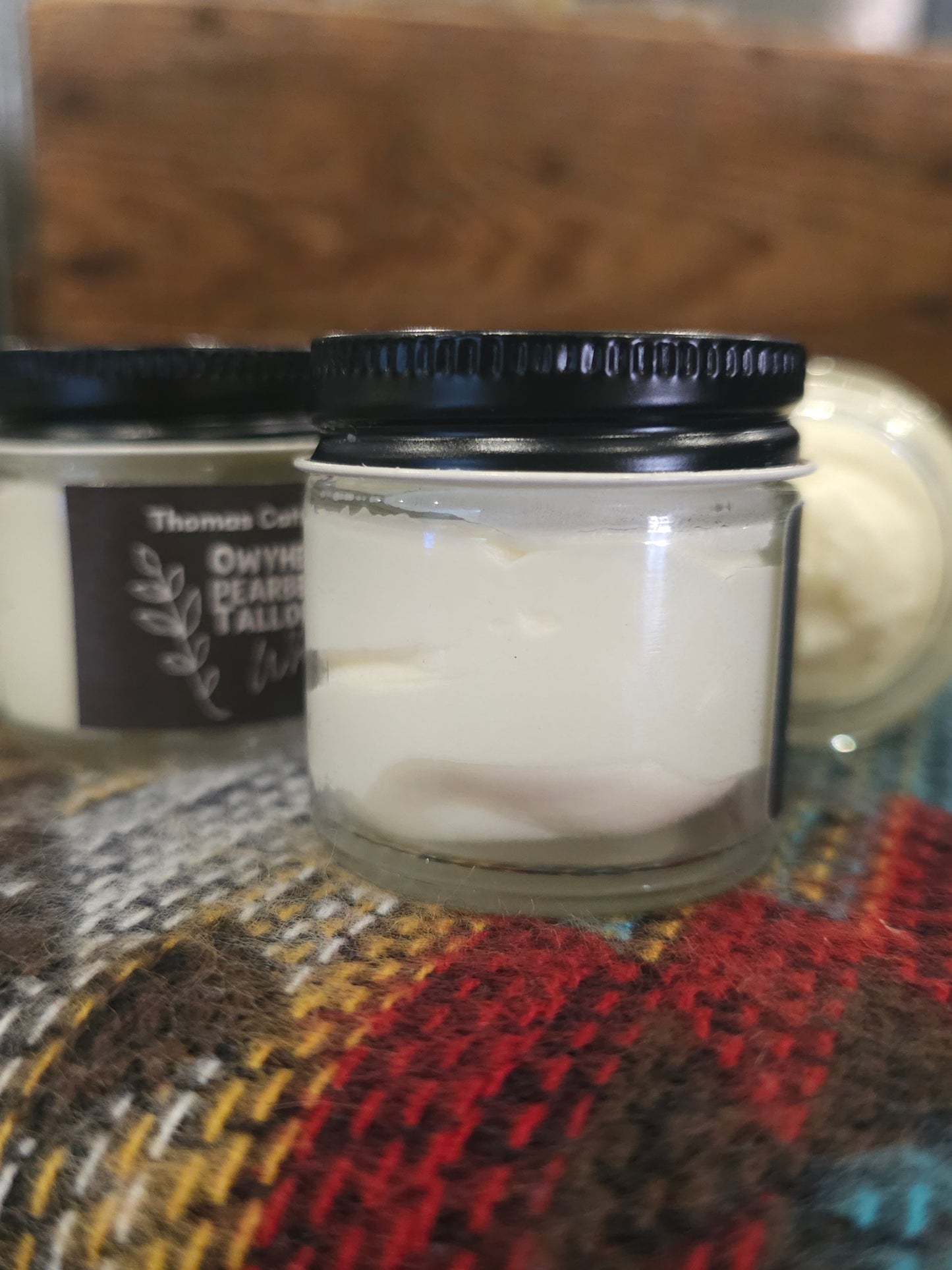 Pearberry Whipped Tallow Balm – Three Ingredient Hydration with Beef Tallow and Jojoba – Bright Everyday Skin Care for Face and Body – Single Jar