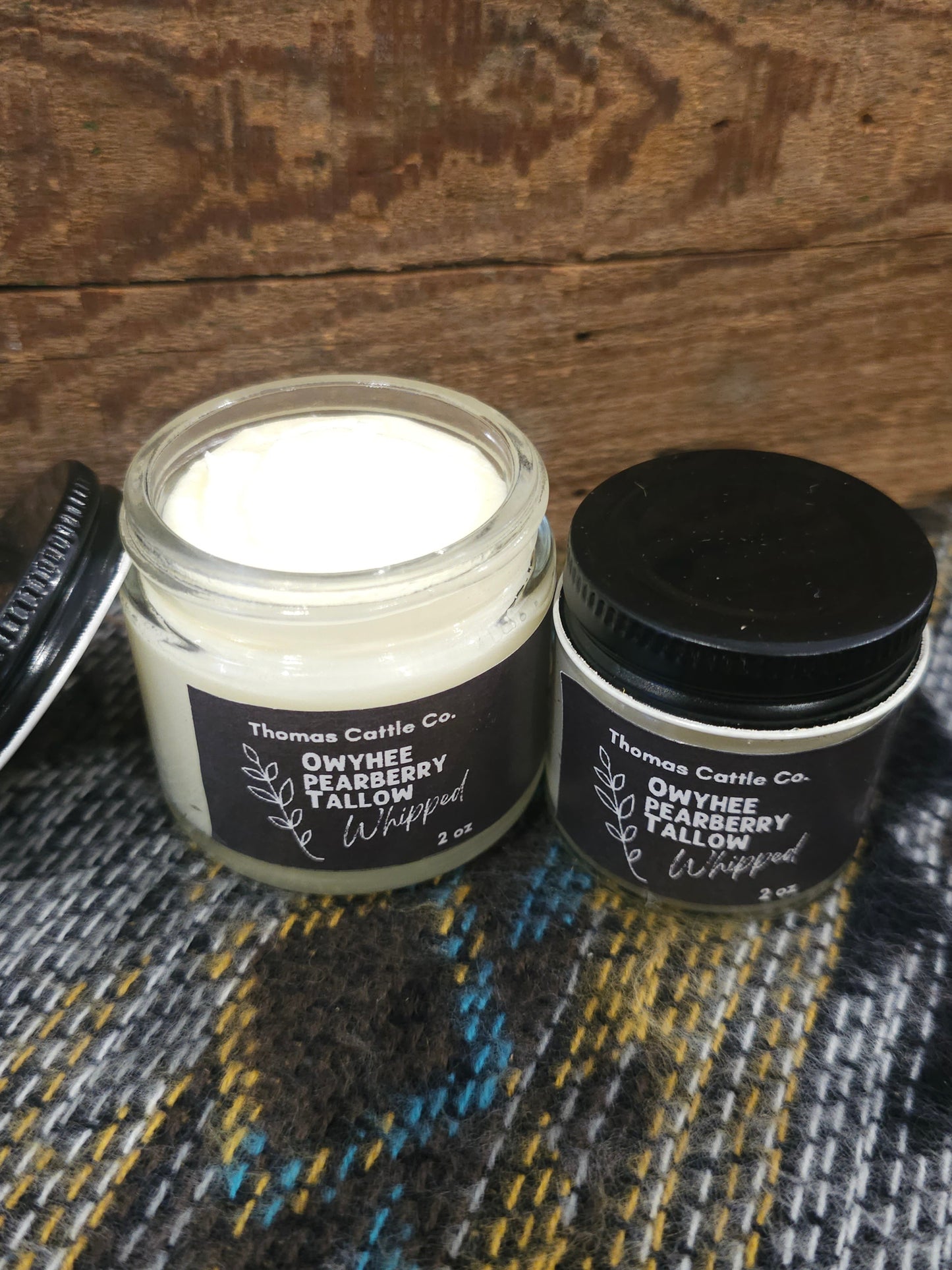 Pearberry Whipped Tallow Balm – Three Ingredient Hydration with Beef Tallow and Jojoba – Bright Everyday Skin Care for Face and Body – Single Jar
