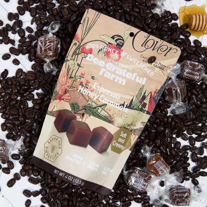 Espresso Honey Caramels (4oz Bag)