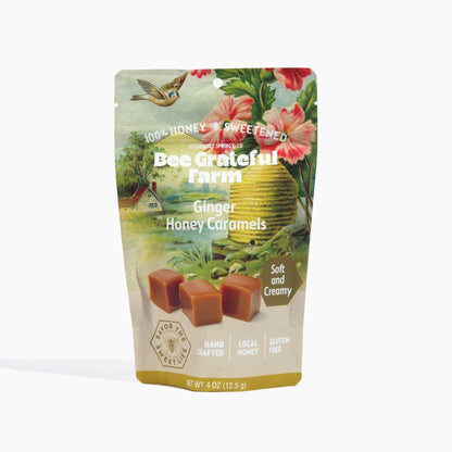 Ginger Honey Caramels (4oz Bag)
