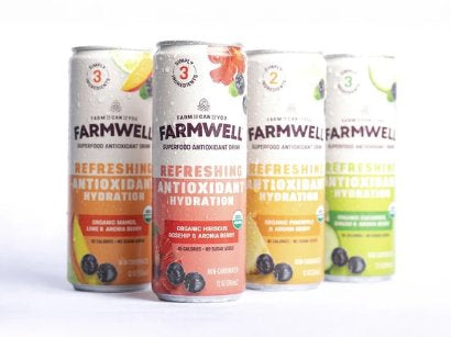 FarmWell sparkling antioxidant drinks