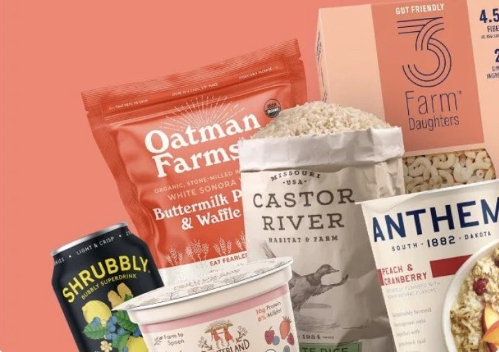 Castor River rice, Anthem oats, 3 Farm Daughters pasta and more
